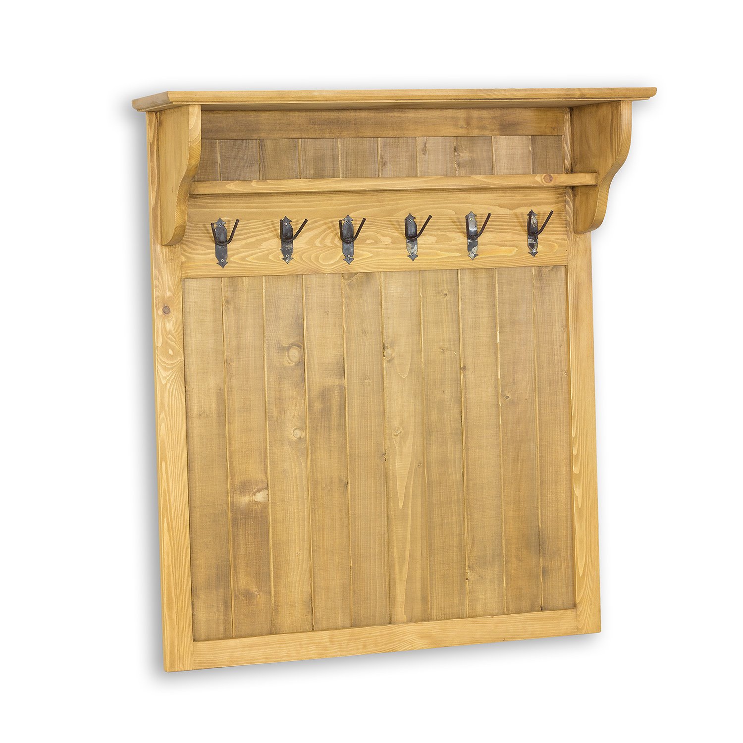 Pine wardrobe RUSTIKAL GR701 pine, dark wax - Image 3