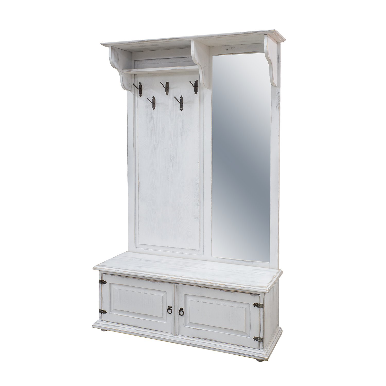 Pine wardrobe RUSTIKAL GR703 pine colorless wax - Image 10