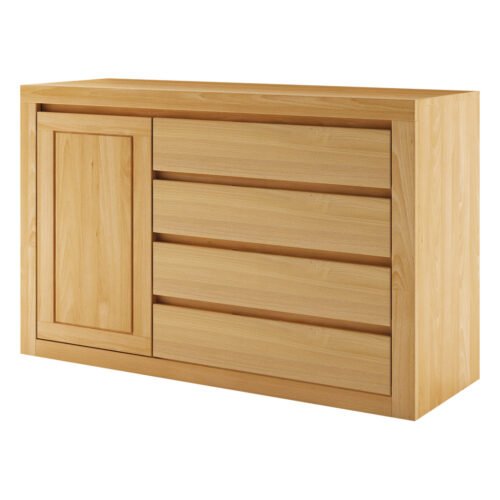 VIP KD408 beech chest of drawers, beech Lausanne