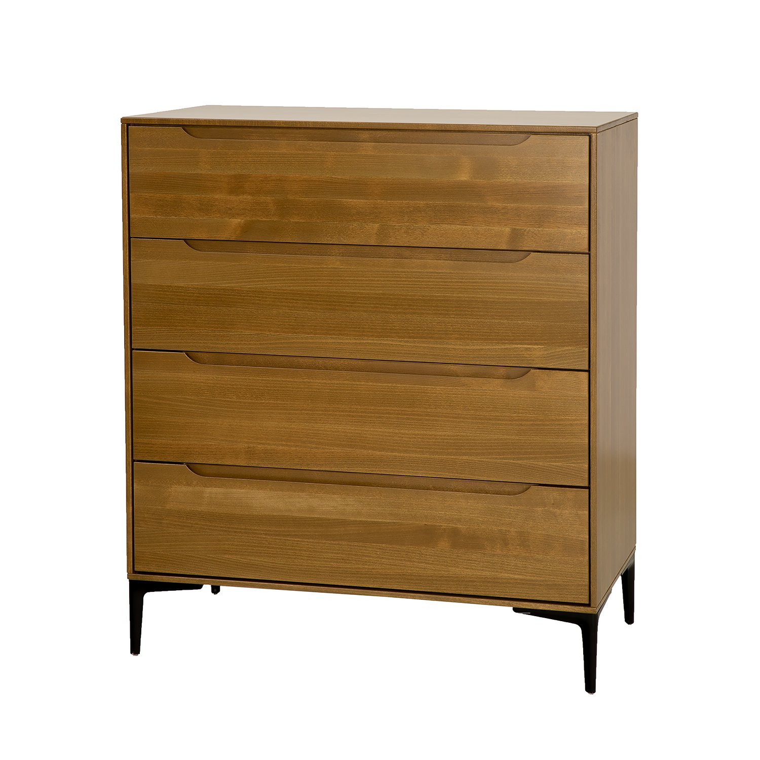 Beech chest of drawers MODERN KD424 moka beech color