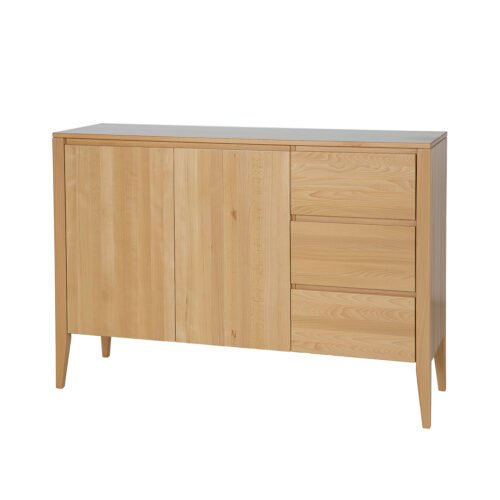 RETRO beech chest of drawers KD438 natural beech