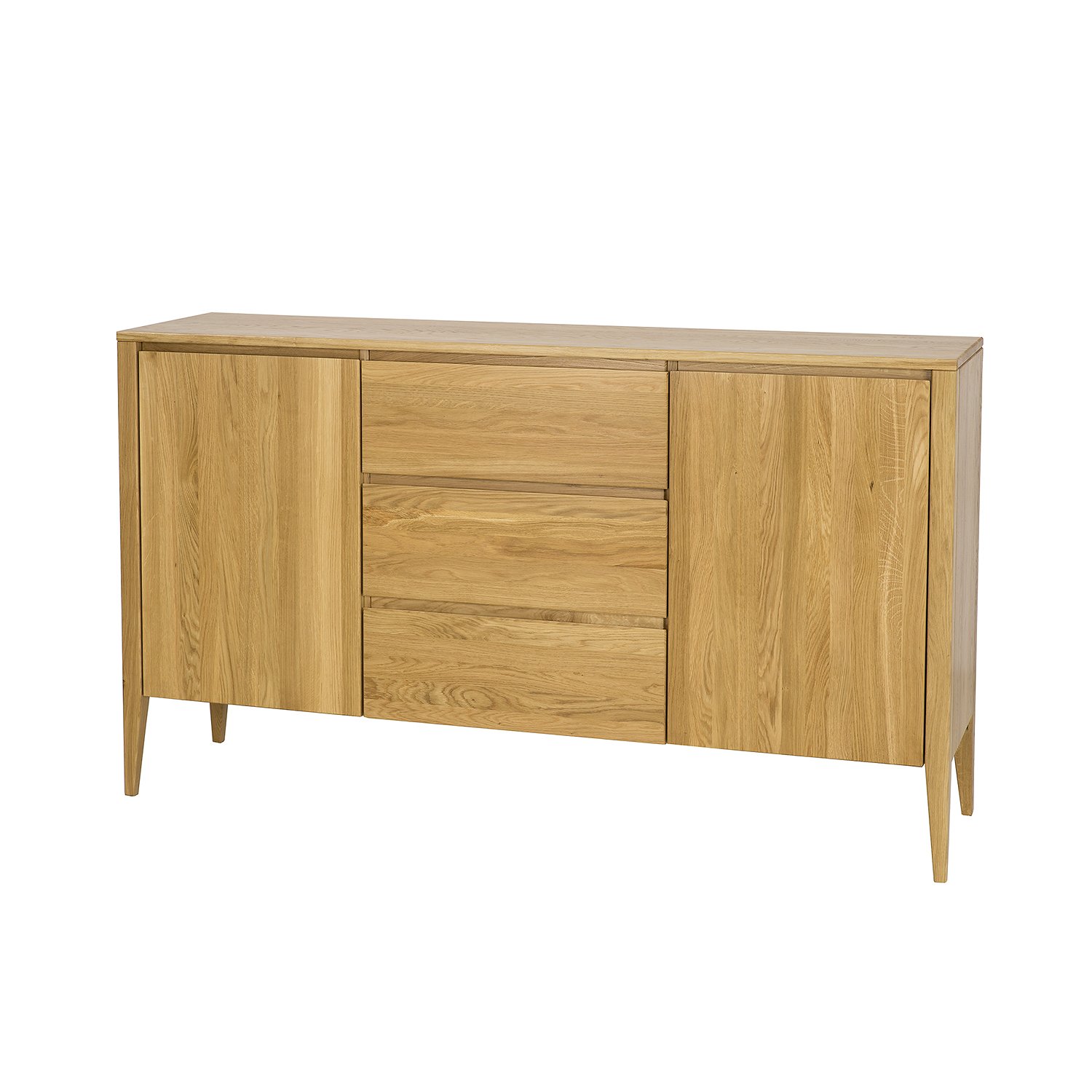 RETRO oak chest of drawers KD330 honey oak color