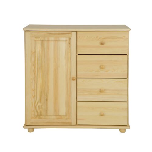 CORSICA KD100 pine chest of drawers, natural pine