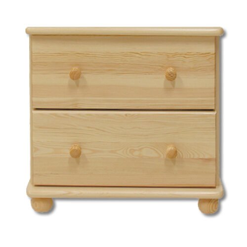 CORSICA KD103 pine chest of drawers, gray pine