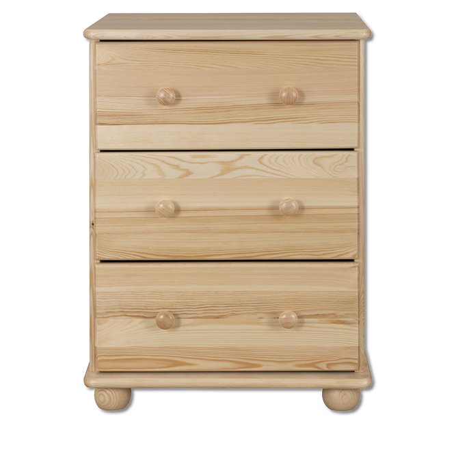 CORSICA KD107 pine chest of drawers, pine and oak