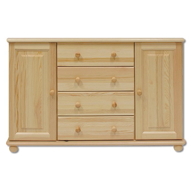CORSICA KD122 pine chest of drawers, natural pine