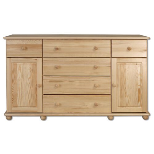 DOULIS KD124 pine chest of drawers, natural pine