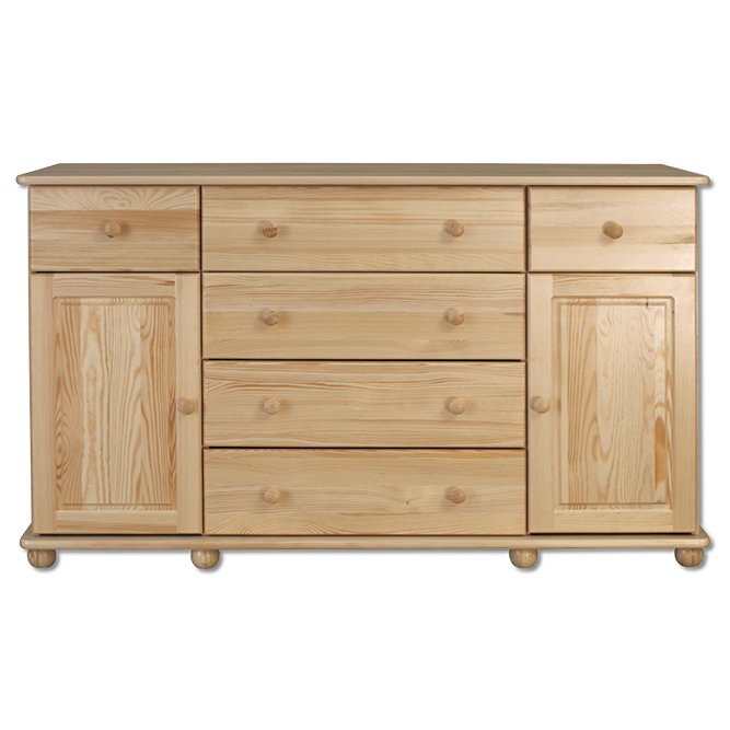 DOULIS KD124 pine chest of drawers, natural pine