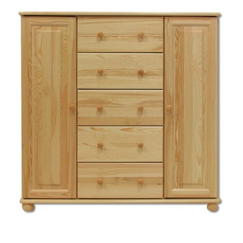 CORSICA KD125 pine chest of drawers, natural pine