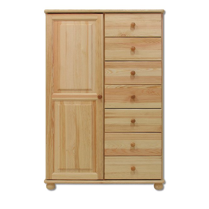 CORSICA KD126 pine chest of drawers, natural pine