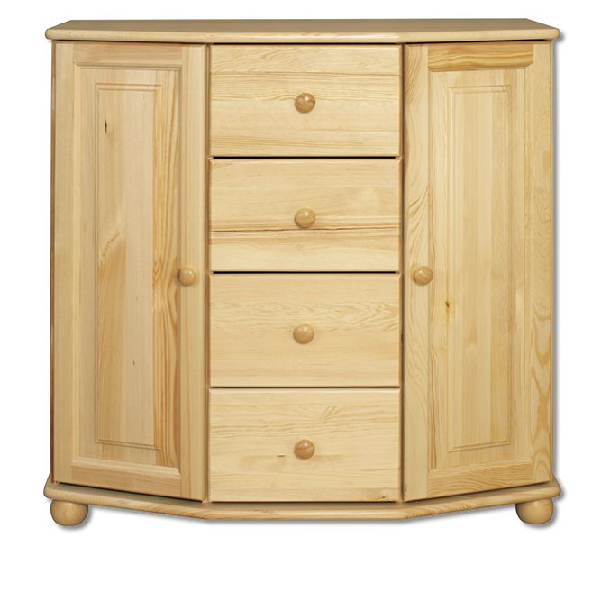 CORSICA KD129 pine chest of drawers, natural pine