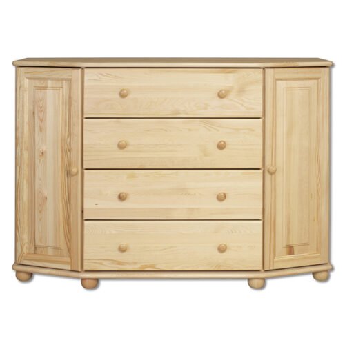 CORSICA KD132 pine chest of drawers, natural pine