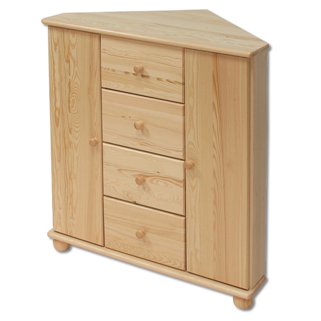 CORSICA KD134 pine chest of drawers, pine walnut