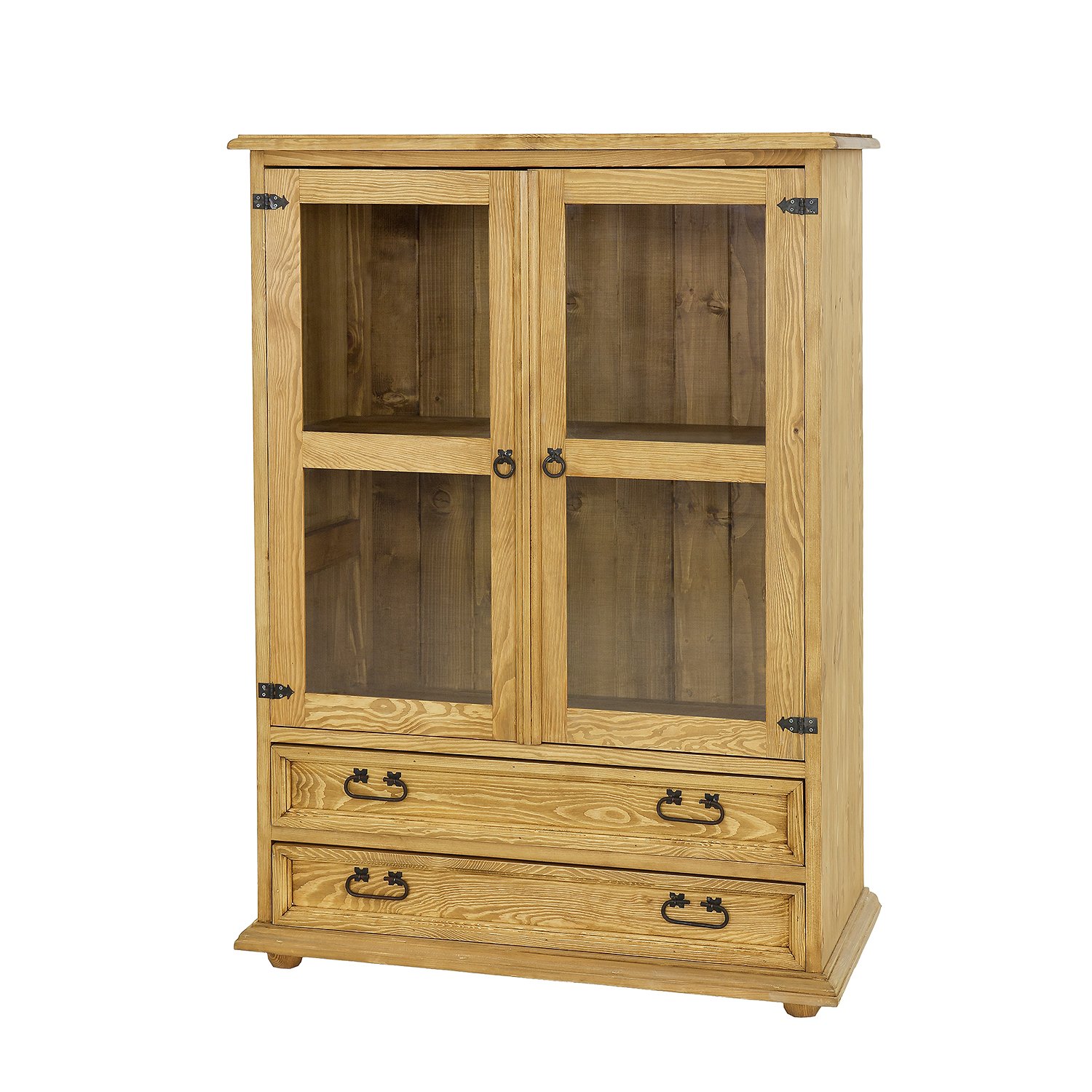 Pine chest of drawers RUSTIKAL KD703 pine, clear wax
