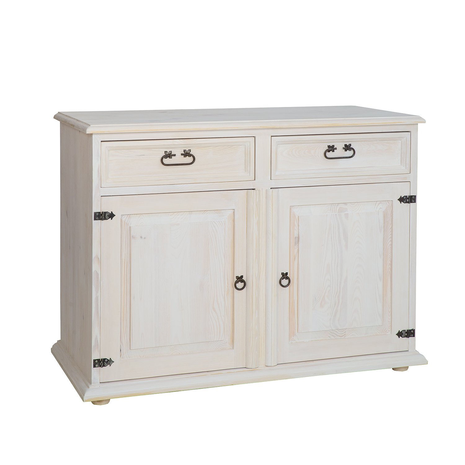 Pine chest of drawers RUSTIKAL KD705 antique pine white - Image 6