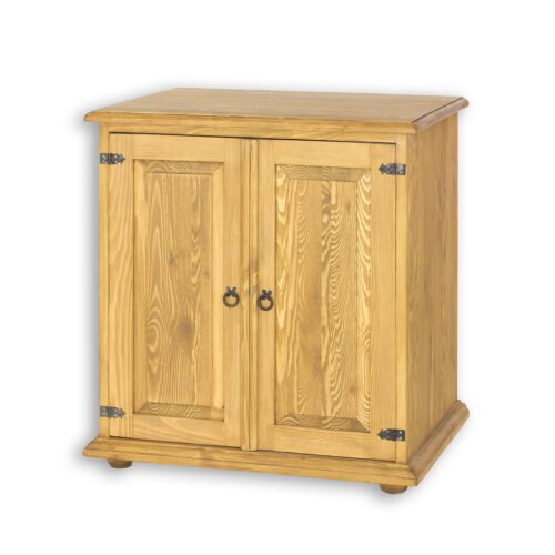 Pine chest of drawers RUSTIKAL KD711 pine white wax
