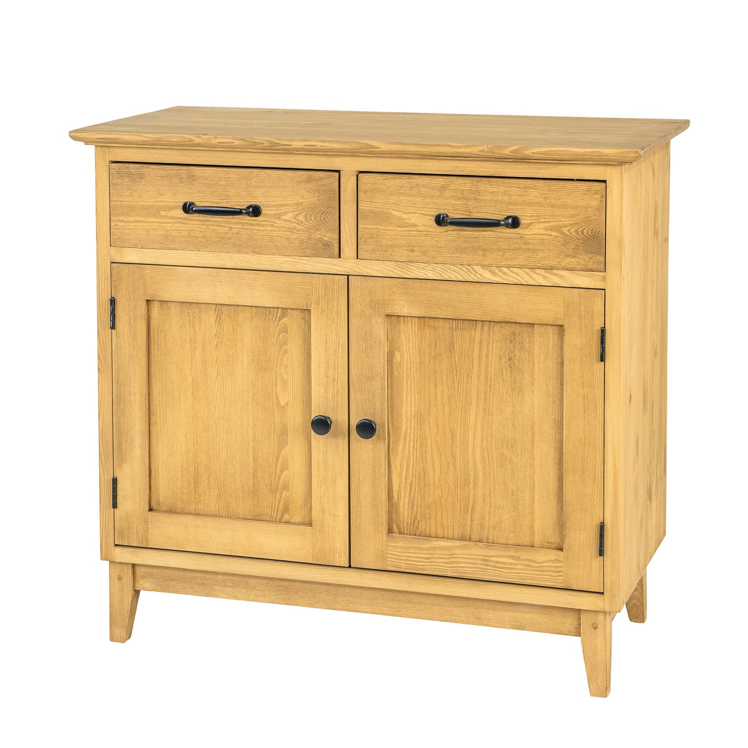 Pine chest of drawers RUSTIKAL KD714, white pine patina