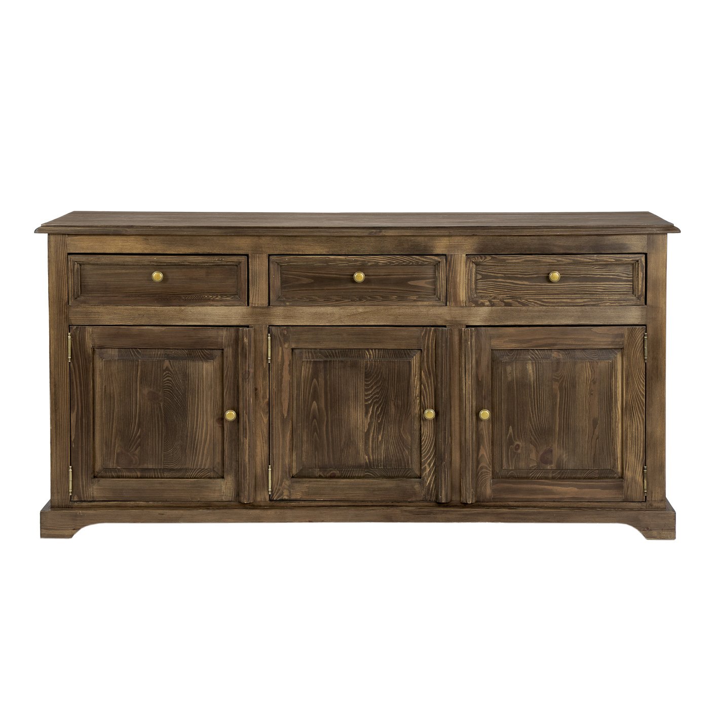 Pine chest of drawers RUSTIKAL KD819 pine white wax - Image 5