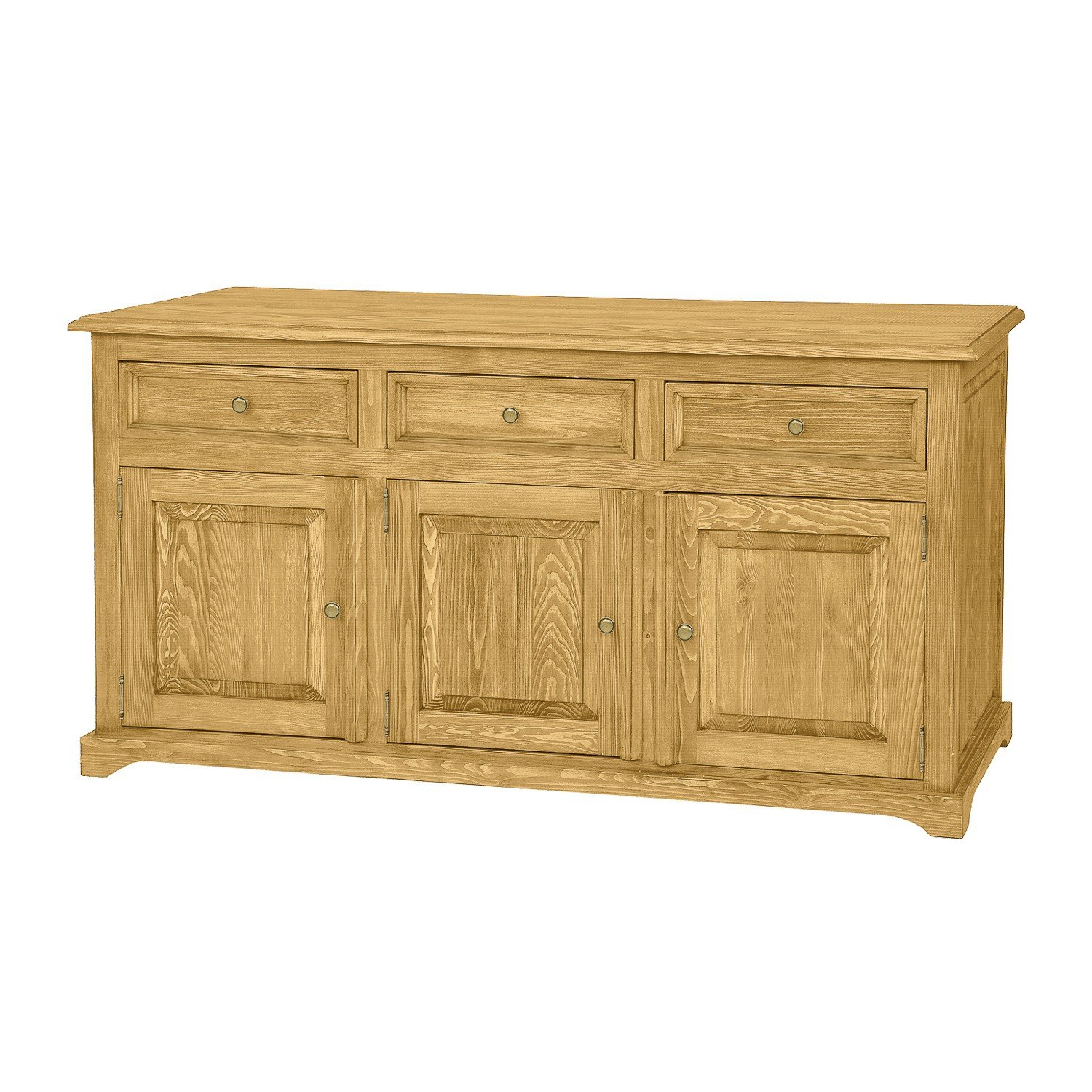 Pine chest of drawers RUSTIKAL KD819 pine white wax