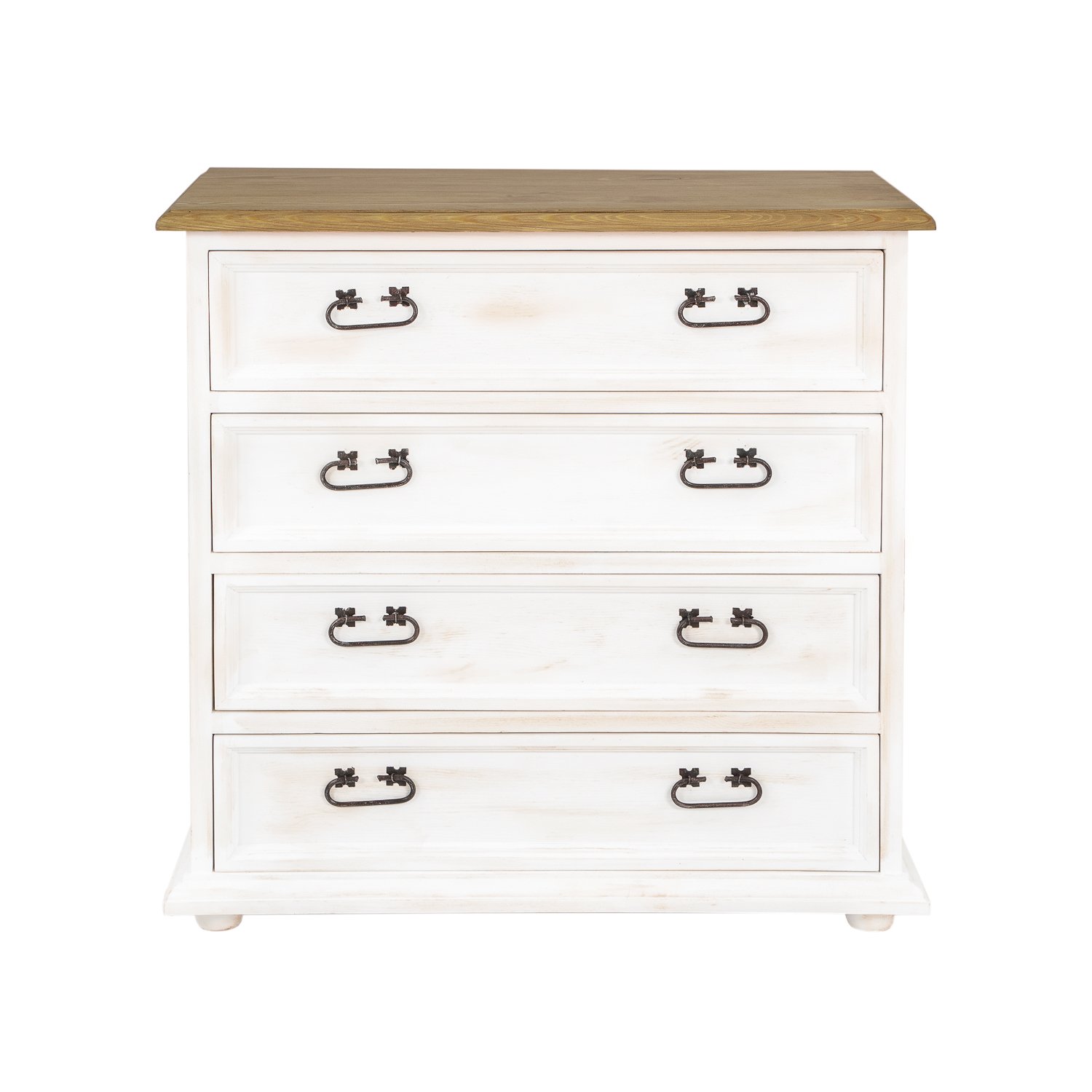 Pine chest of drawers RUSTIKAL KD720, pine, light wax - Image 2