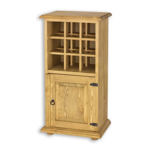 Pine chest of drawers RUSTIKAL KD723 pine white wax