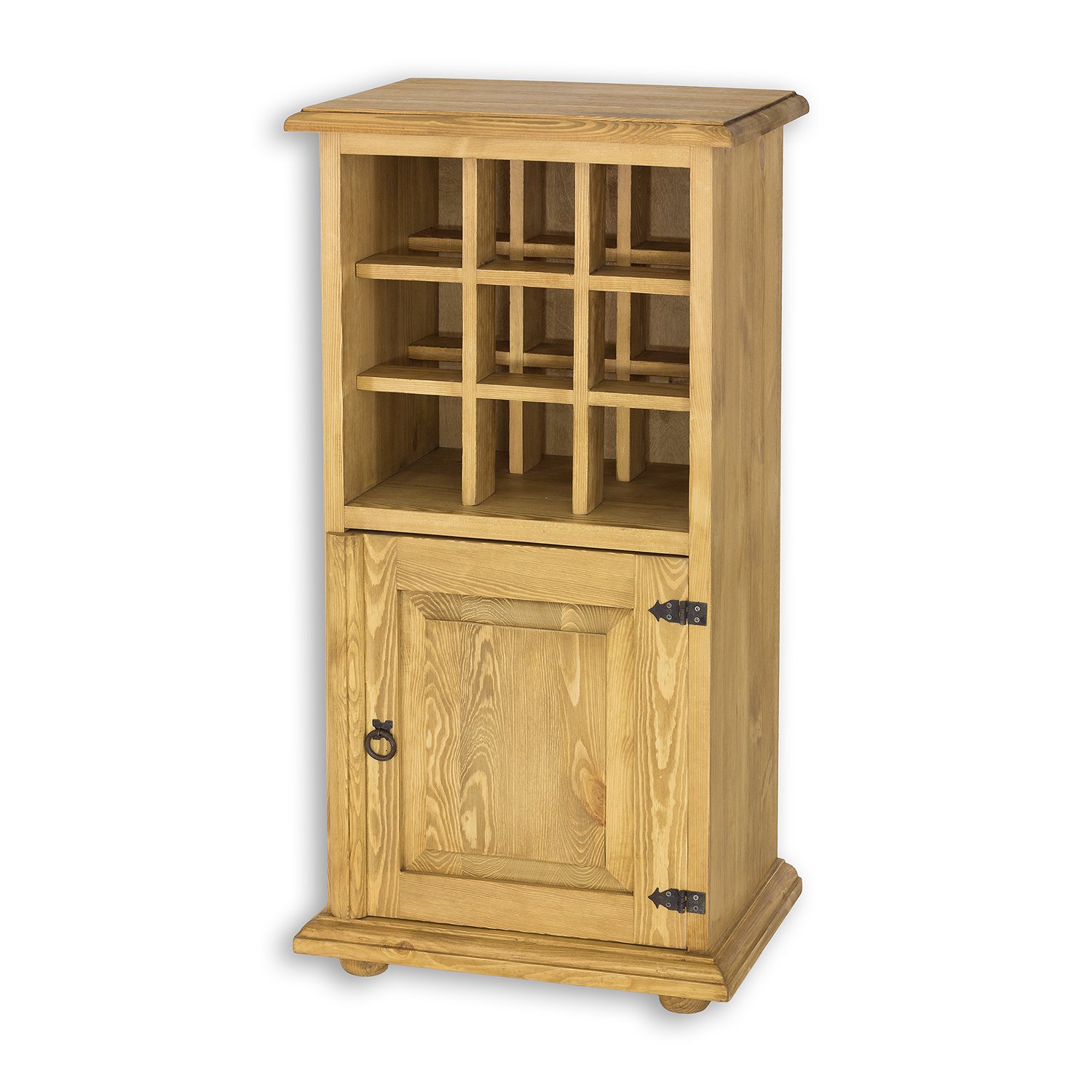 Pine chest of drawers RUSTIKAL KD723, white pine patina
