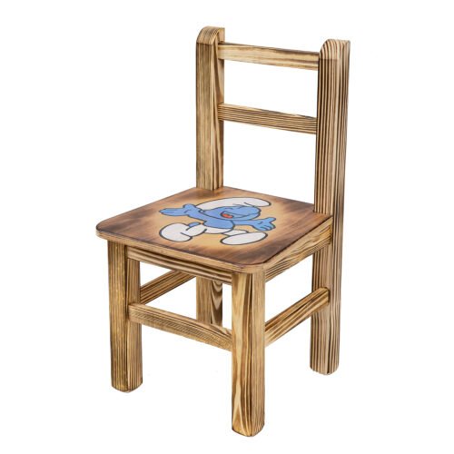 Wooden children’s chair AD230 – Natural smurf pine