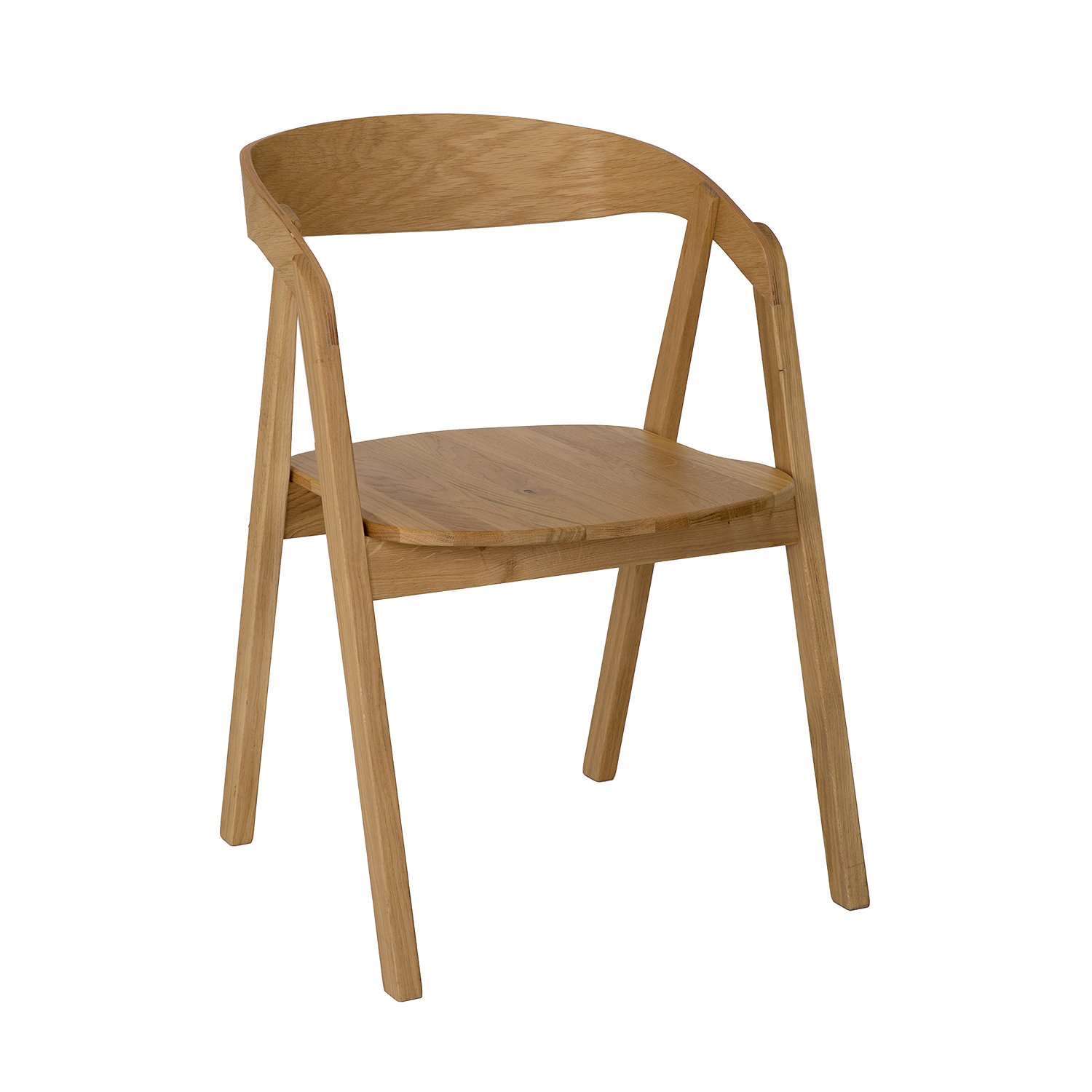 Oak chair KT395 LITE natural oak