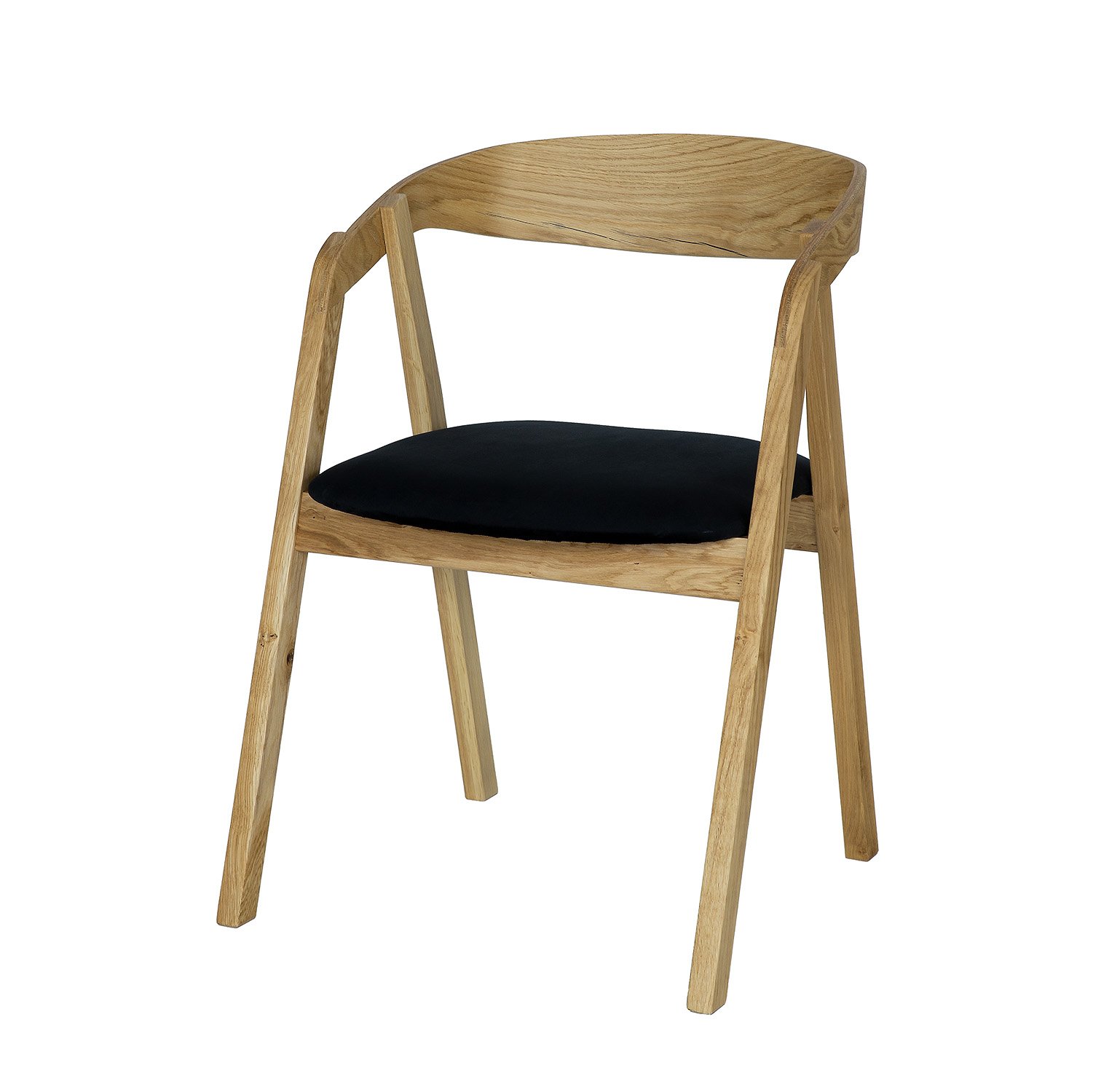 Oak chair KT395, natural oak - Image 3
