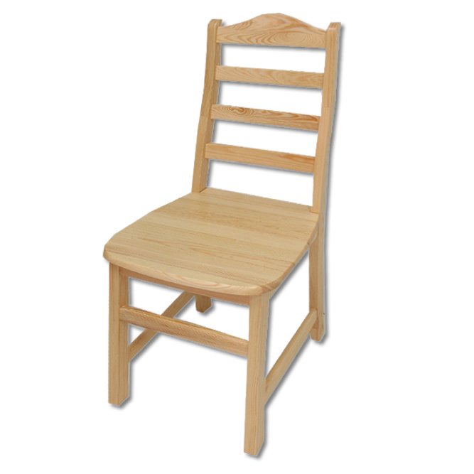 Pine chair KT109, untreated pine, unvarnished
