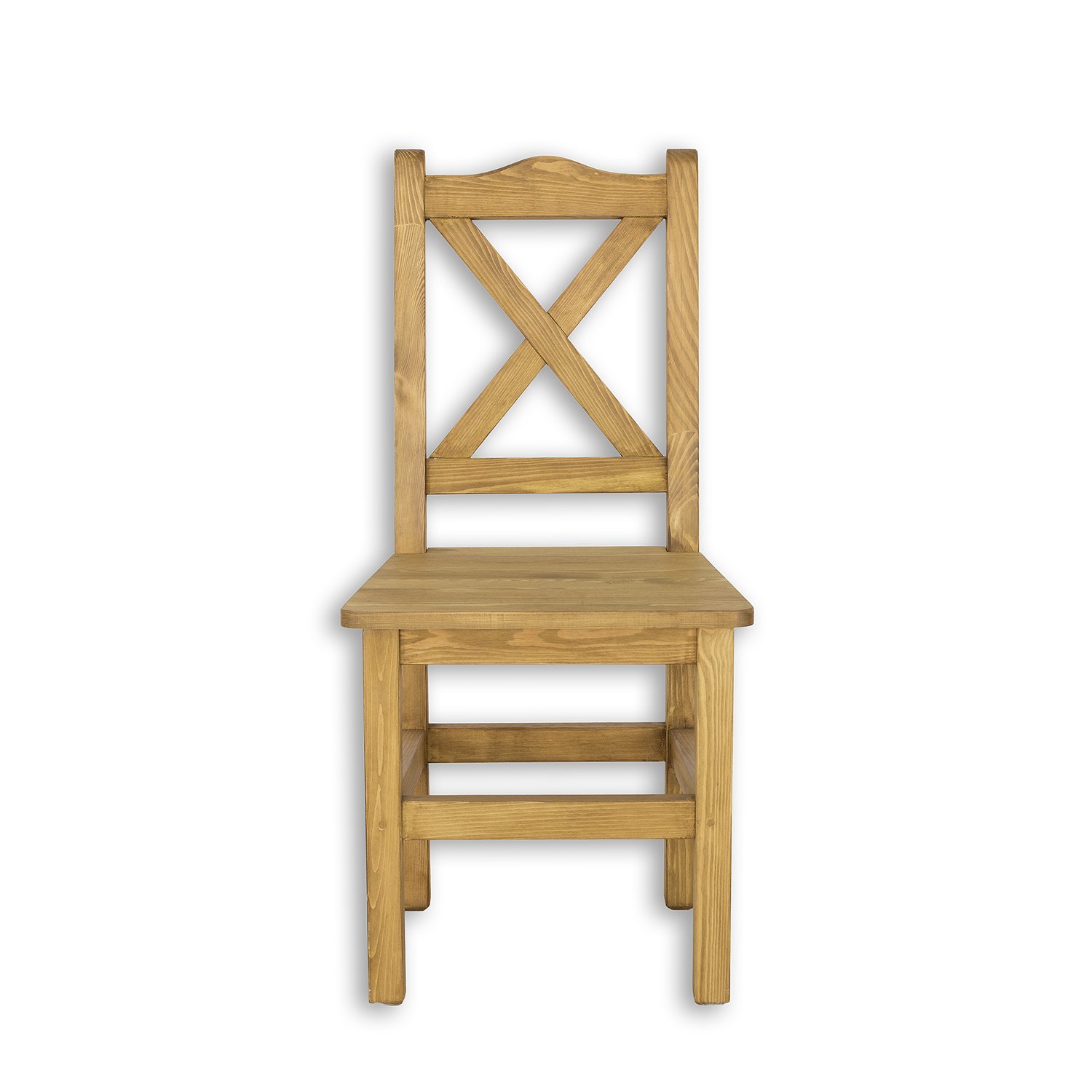 Pine chair KT700 antique white pine - Image 2