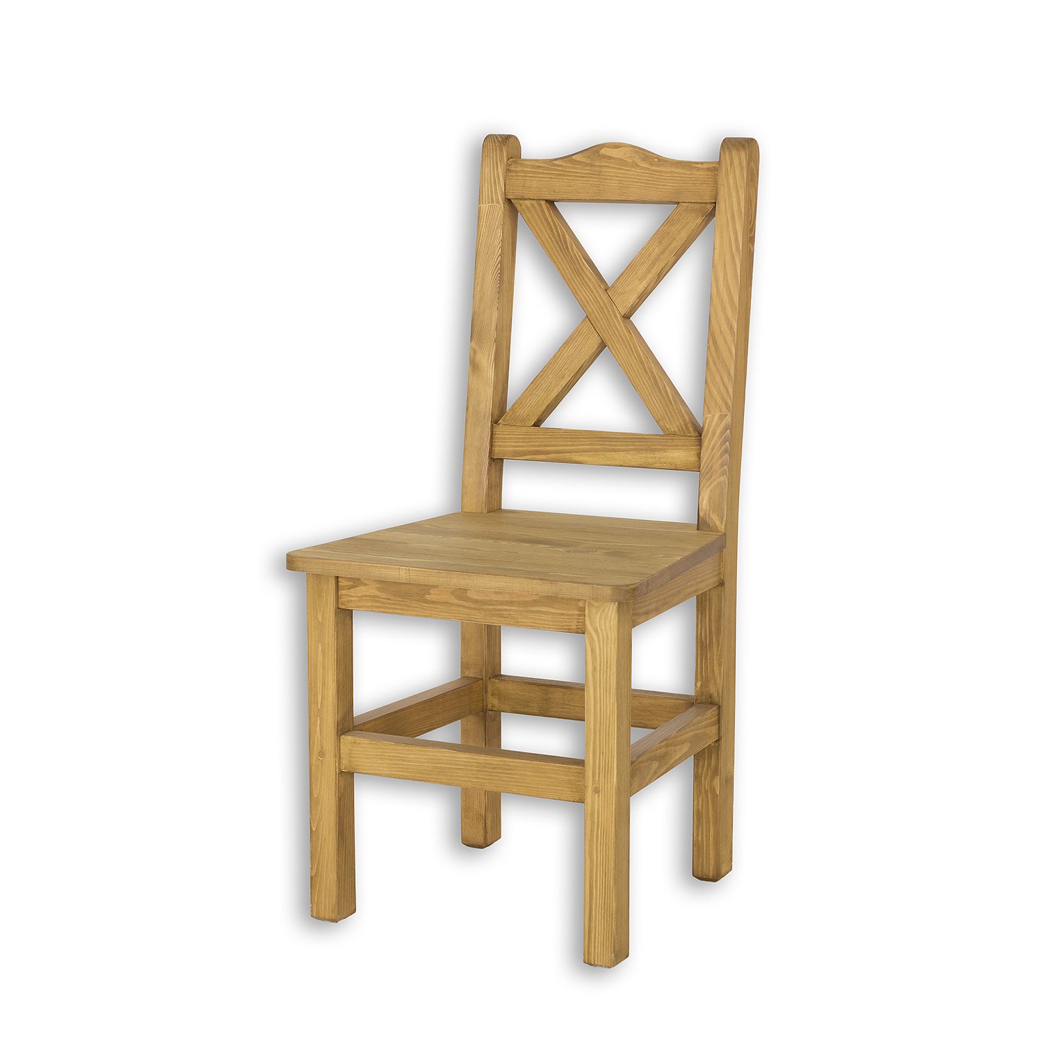 Pine chair KT700 antique white pine - Image 3