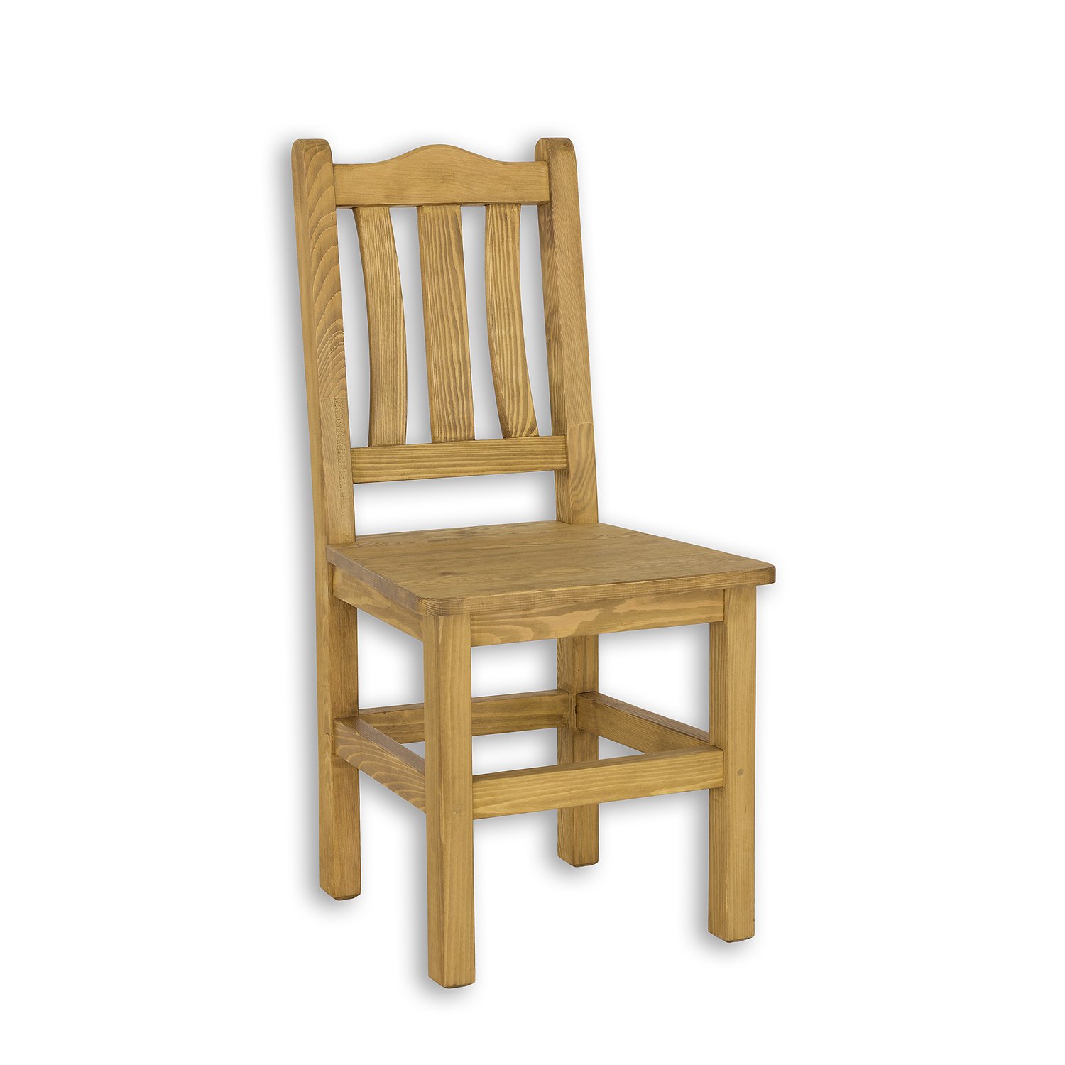 Pine chair KT703 antique white pine