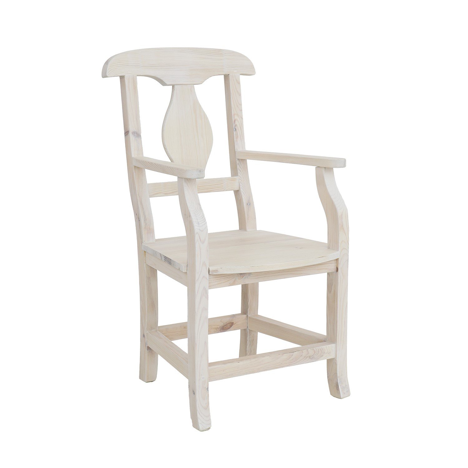 Pine chair KT707 light waxed pine - Image 3