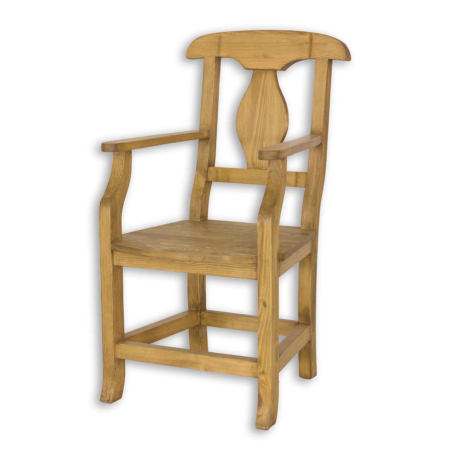 Pine chair KT707 light waxed pine - Image 2