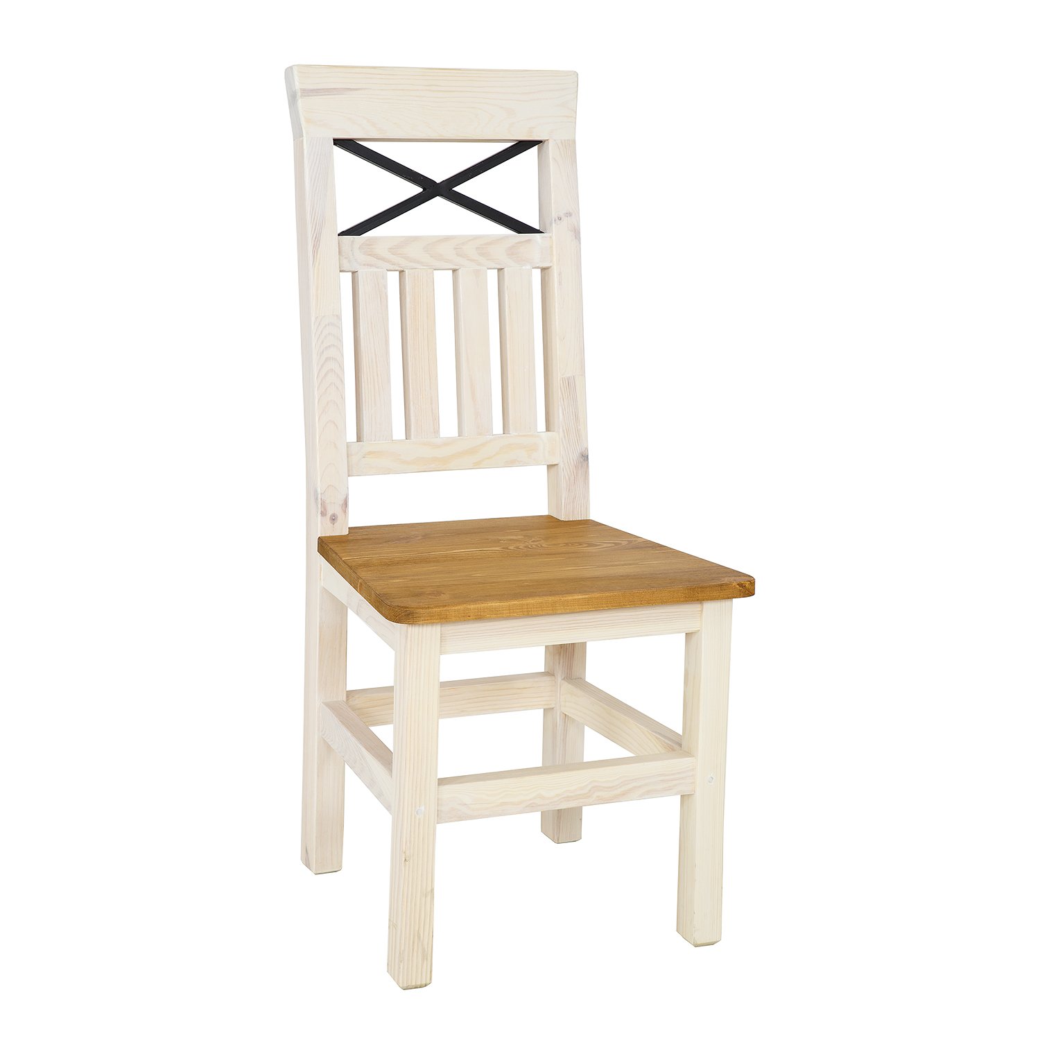 Pine chair KT717, pine brown wax