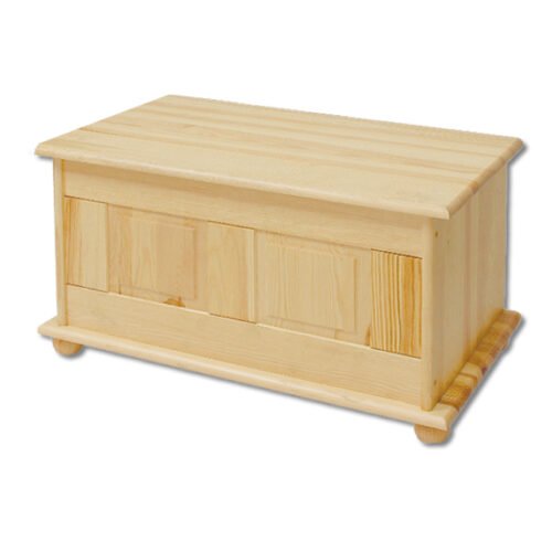 Pine chest of drawers KS102 natural pine