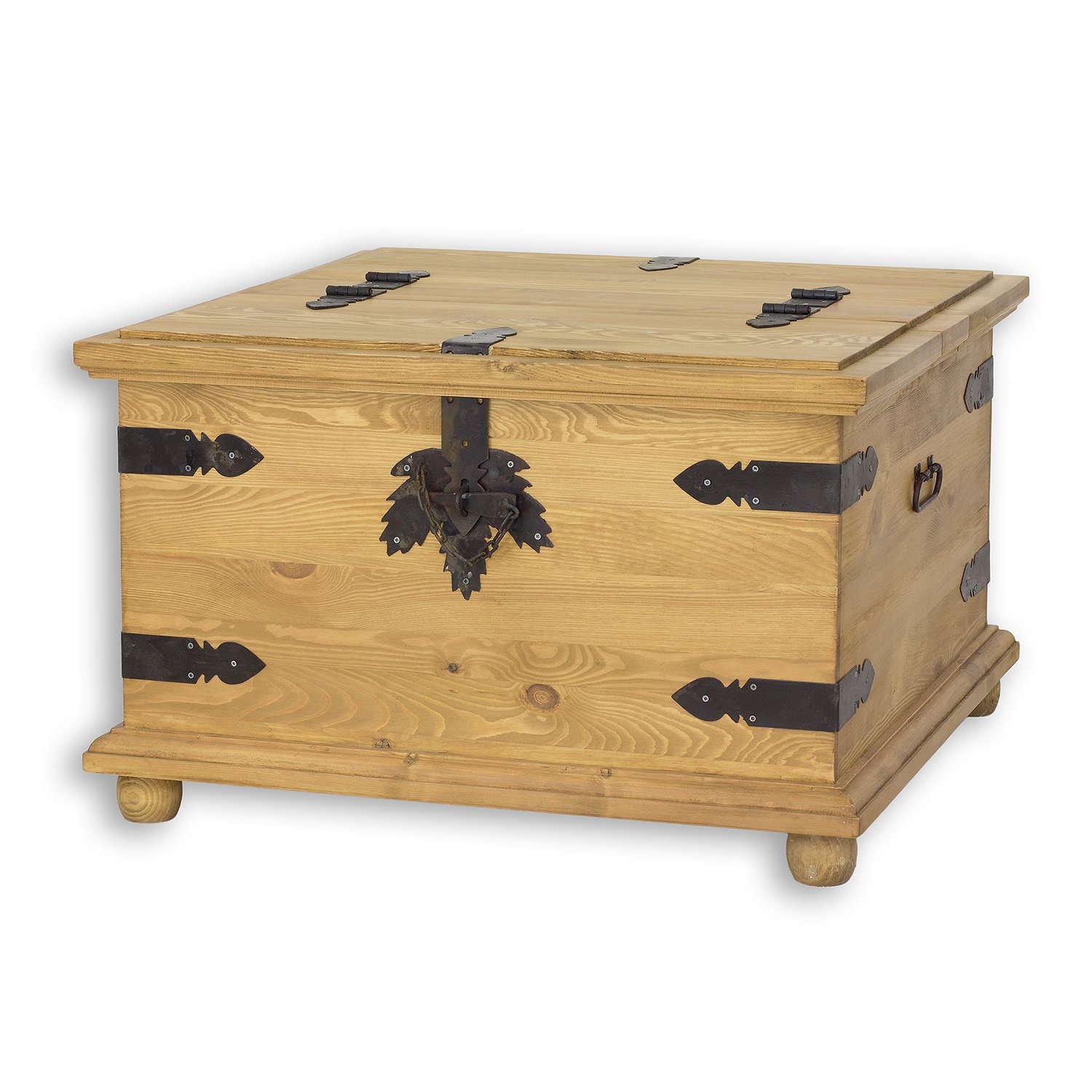 Pine chest of drawers RUSTIKAL KS700 white pine patina