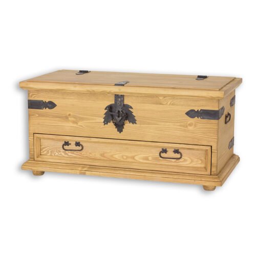 Pine box RUSTIKAL KS701 pine colorless wax