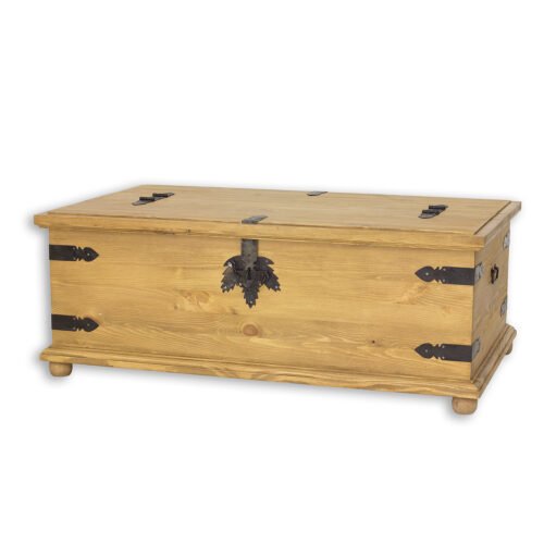 Pine box RUSTIKAL KS703 pine colorless wax