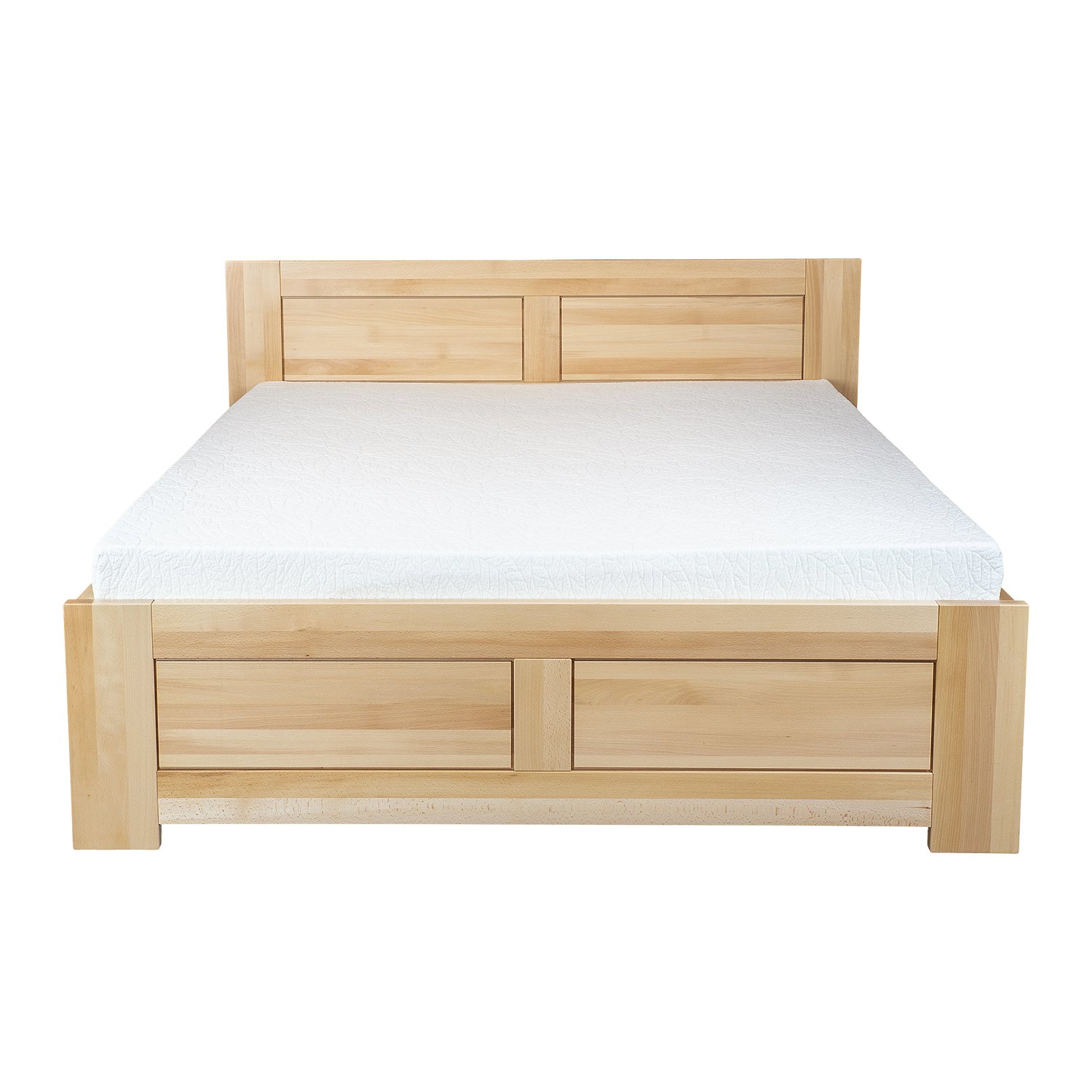 Beech bed LK112 rustic beech - Image 2