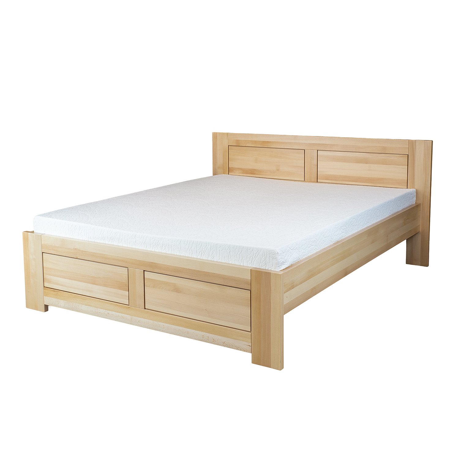 Beech bed LK112 rustic beech - Image 3