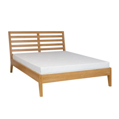 Beech bed LK165 rustic beech
