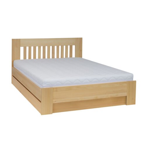 BOX beech bed LK186 BOX rustic beech
