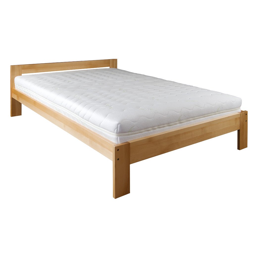 Beech bed LK194 natural beech