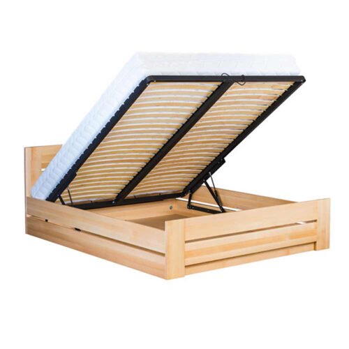 Beech BOX bed LK198 F BOX rustic beech