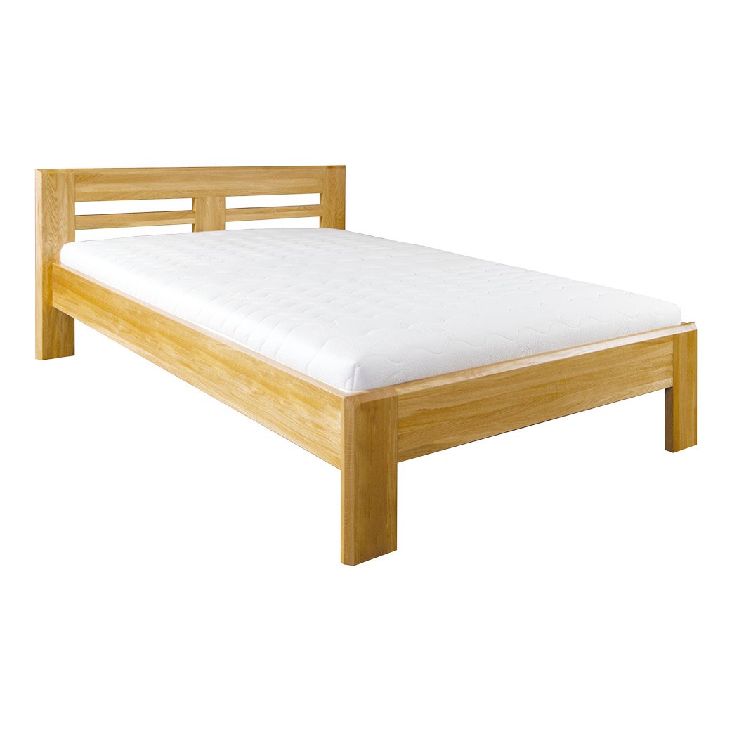 Oak bed LK211 natural oak