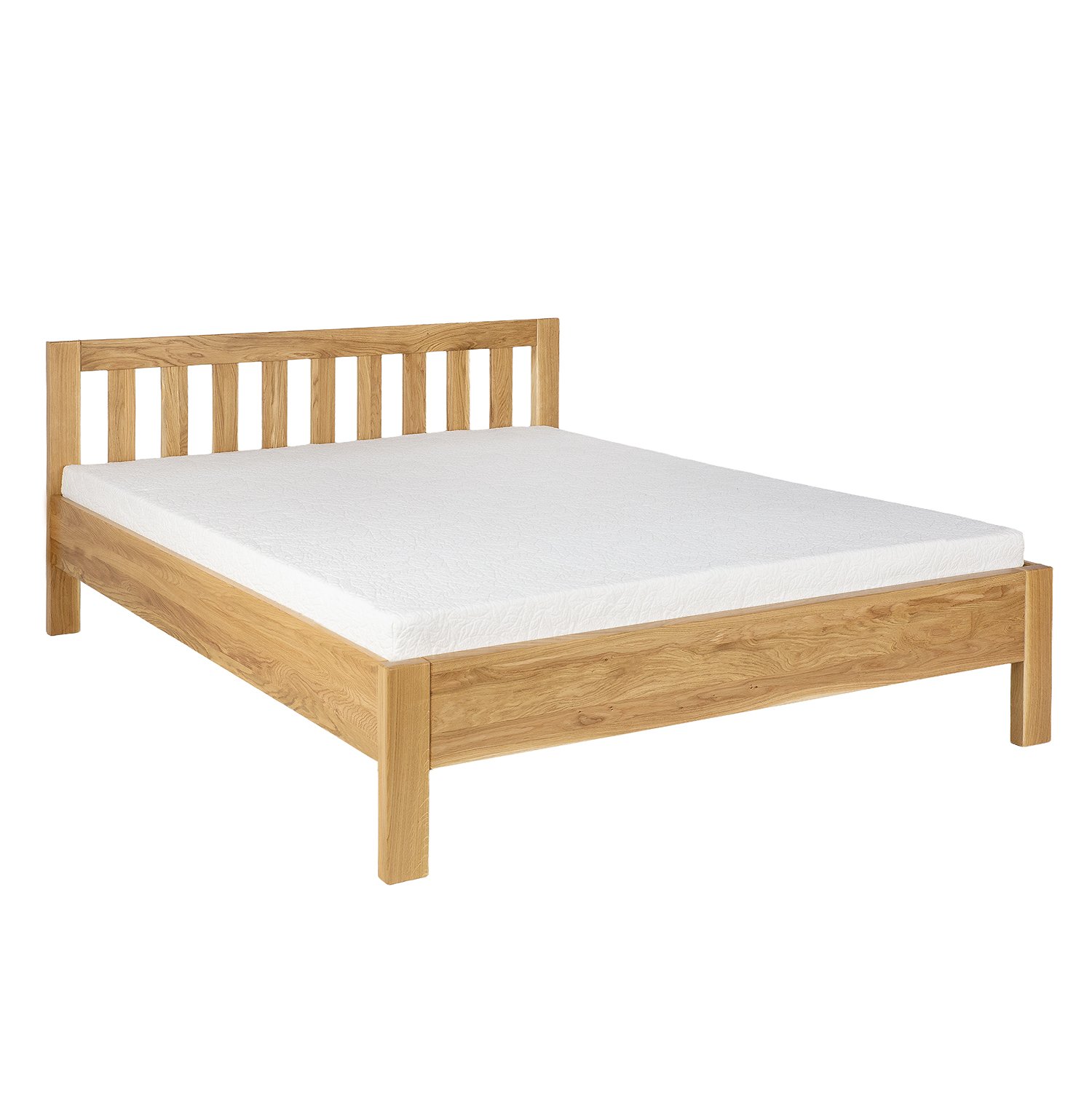 Oak bed LK303 cocoa oak color