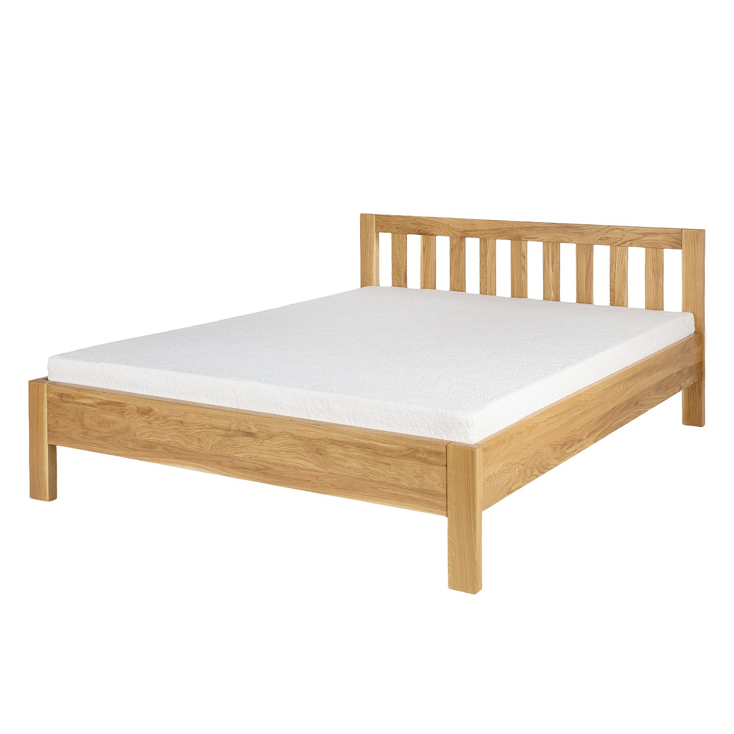 Oak bed LK303 cocoa oak color - Image 3
