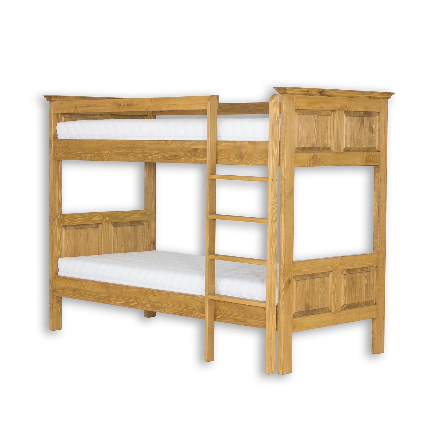Pine bed LK707, pine, dark wax